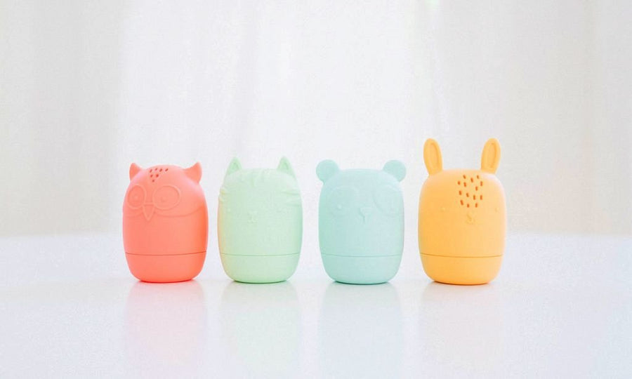 Bannor Bath Buddies: 4 Easy-Clean Silicone Bath Toys