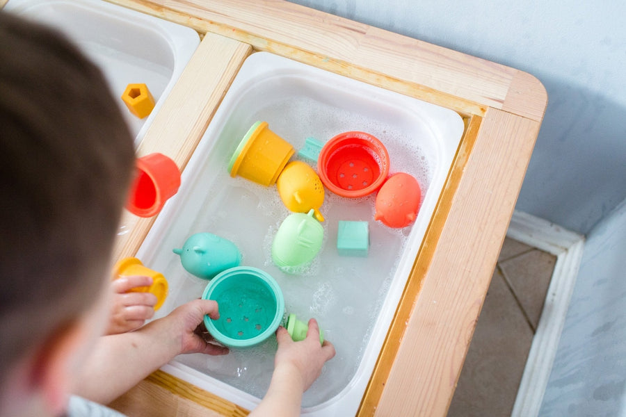 Bannor Bath Buddies: 4 Easy-Clean Silicone Bath Toys