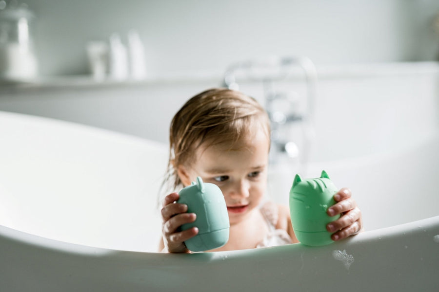 Bannor Bath Buddies: 4 Easy-Clean Silicone Bath Toys