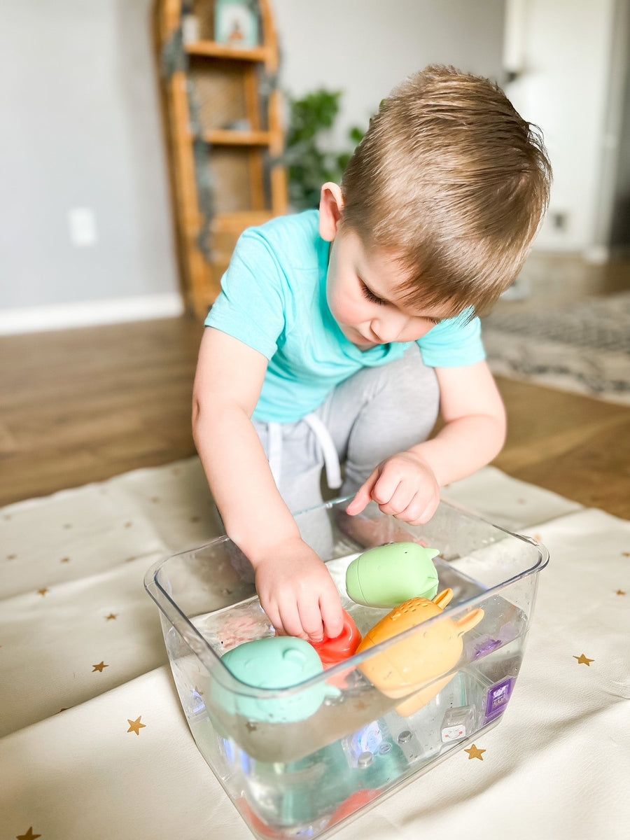 Bannor Bath Buddies: 4 Easy-Clean Silicone Bath Toys