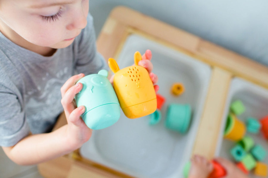 Bannor Bath Buddies: 4 Easy-Clean Silicone Bath Toys