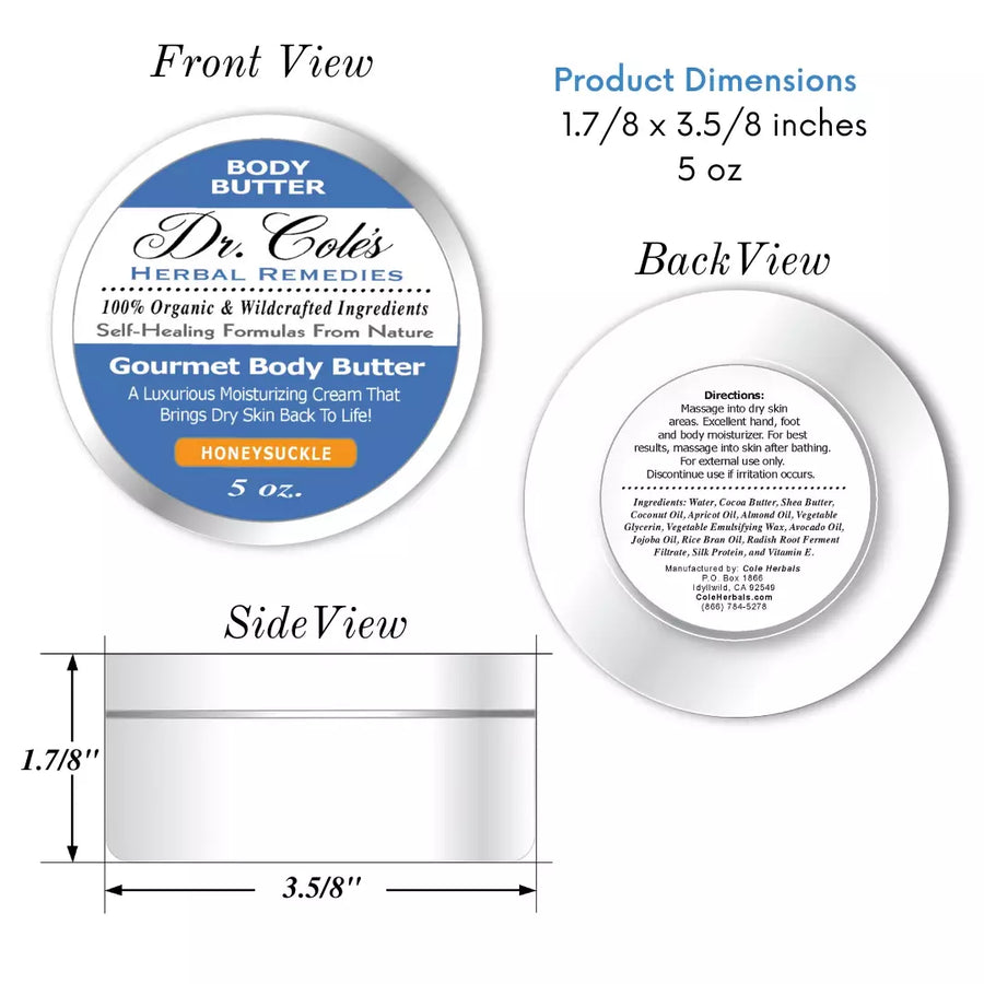 35 - Dr. Cole's Gourmet Body Butter - HONEYSUCKLE