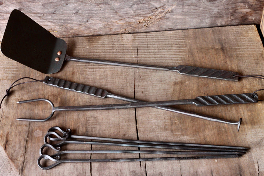 Grill-Marked BBQ Tool Set