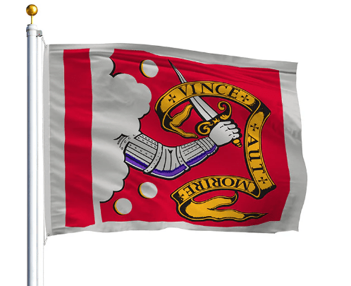 Bedford Flag 3x5 historic Revolutionary War design made in USA