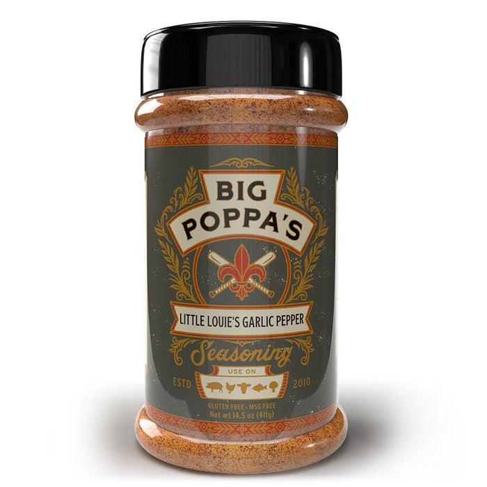 Big Poppa's Little Louie's Garlic Pepper Seasoning - 14.5oz — product image