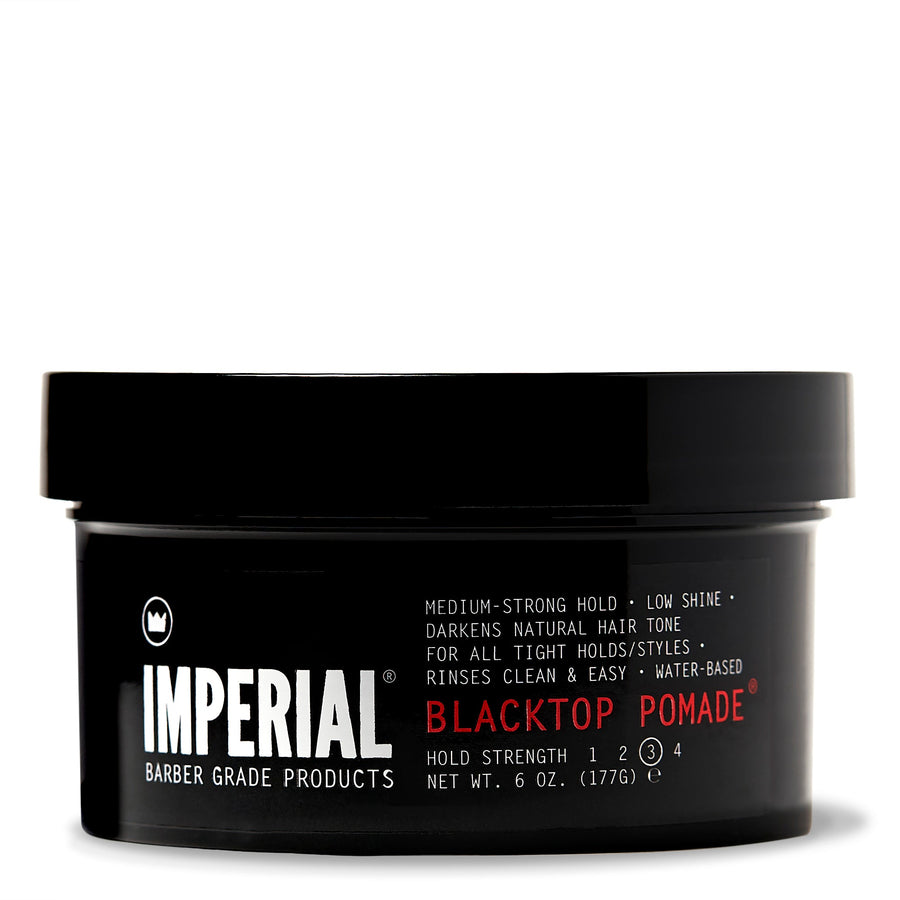 Blacktop Tinted Pomade — 6 oz Blacktop Pomade jar, front label