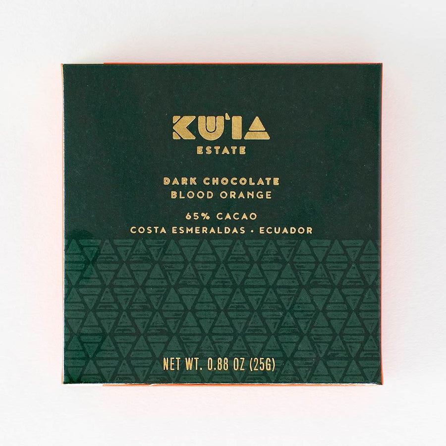 Blood Orange Dark Chocolate Bar — product image