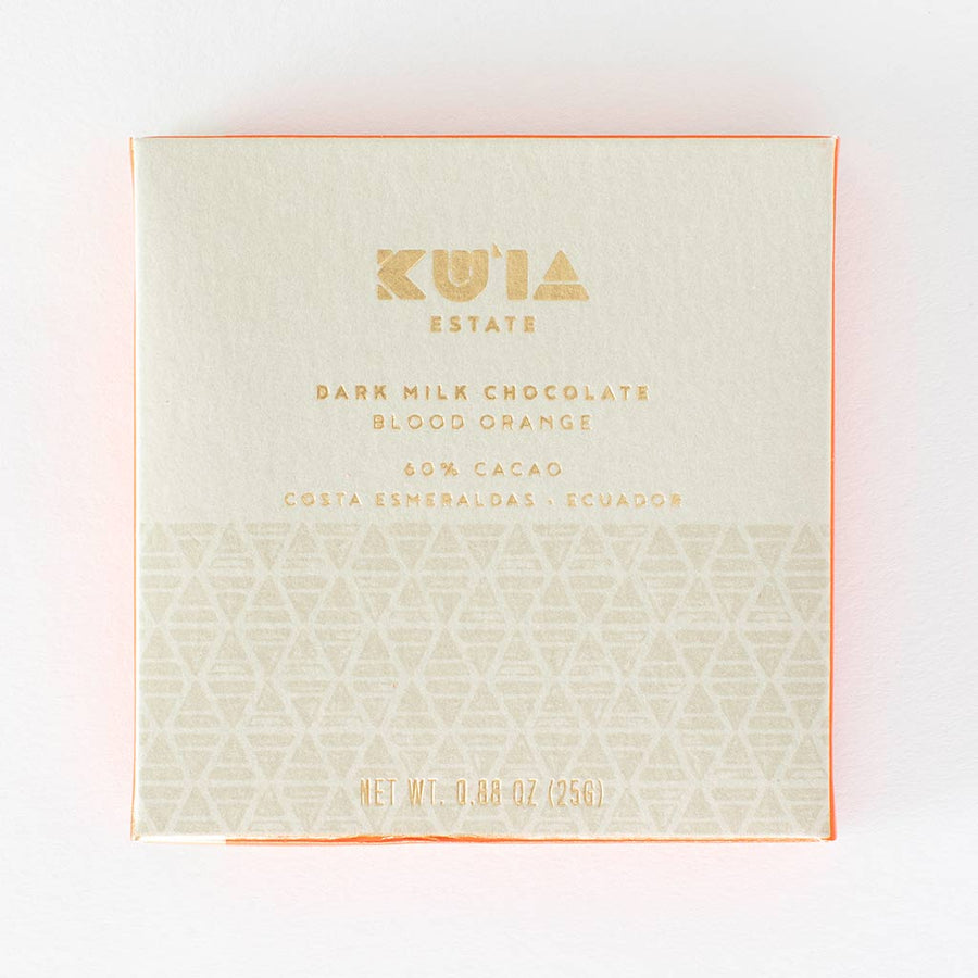 Blood Orange Dark Milk Chocolate Bar — product image