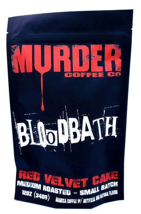 Bloodbath Red Velvet Cake Flavored Coffee – 12 oz – coffee product photograph 1