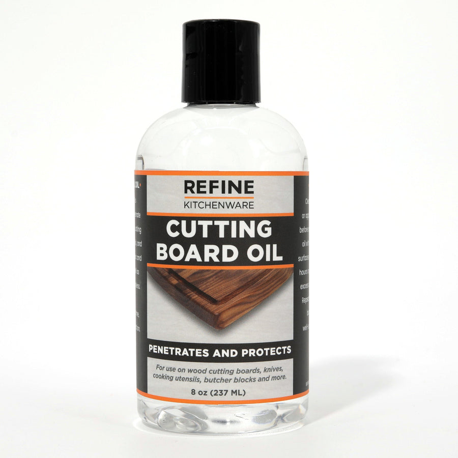 Refine 8 oz food-grade cutting board oil bottle