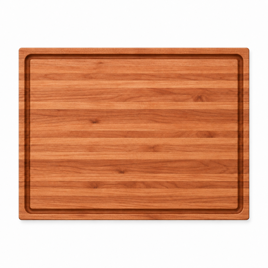 20 × 15 Cherry / Top Juice Groove / No Handles - top view