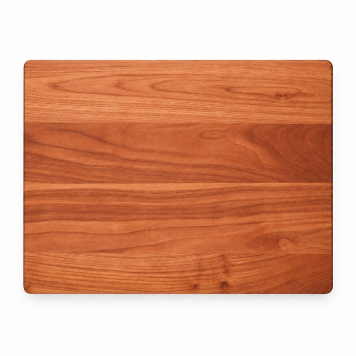 24 × 18 Cherry / Bottom Juice Groove / No Handles - top view