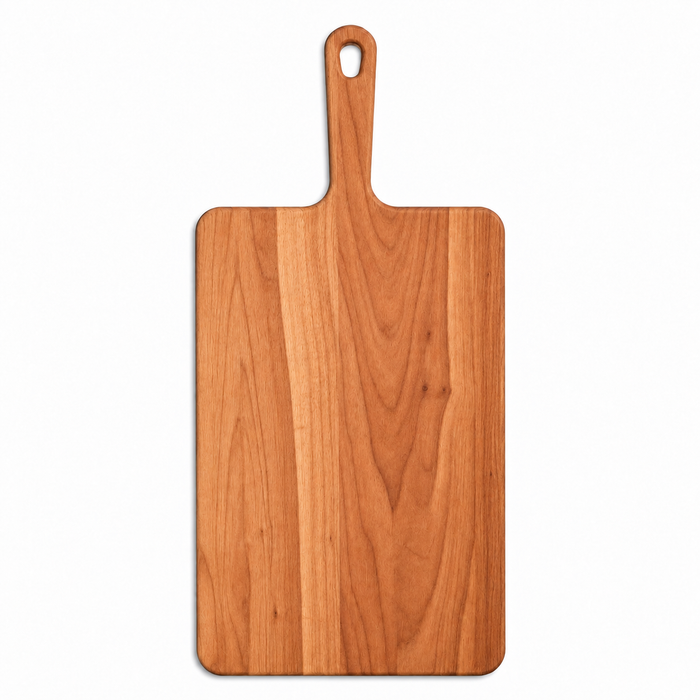 18 × 9 Cherry / No Groove / Paddle Handle - top view