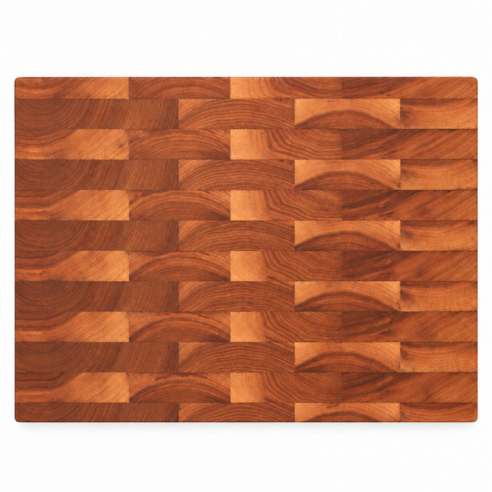 24 × 18 Cherry / Bottom Juice Groove / No Handles - top view