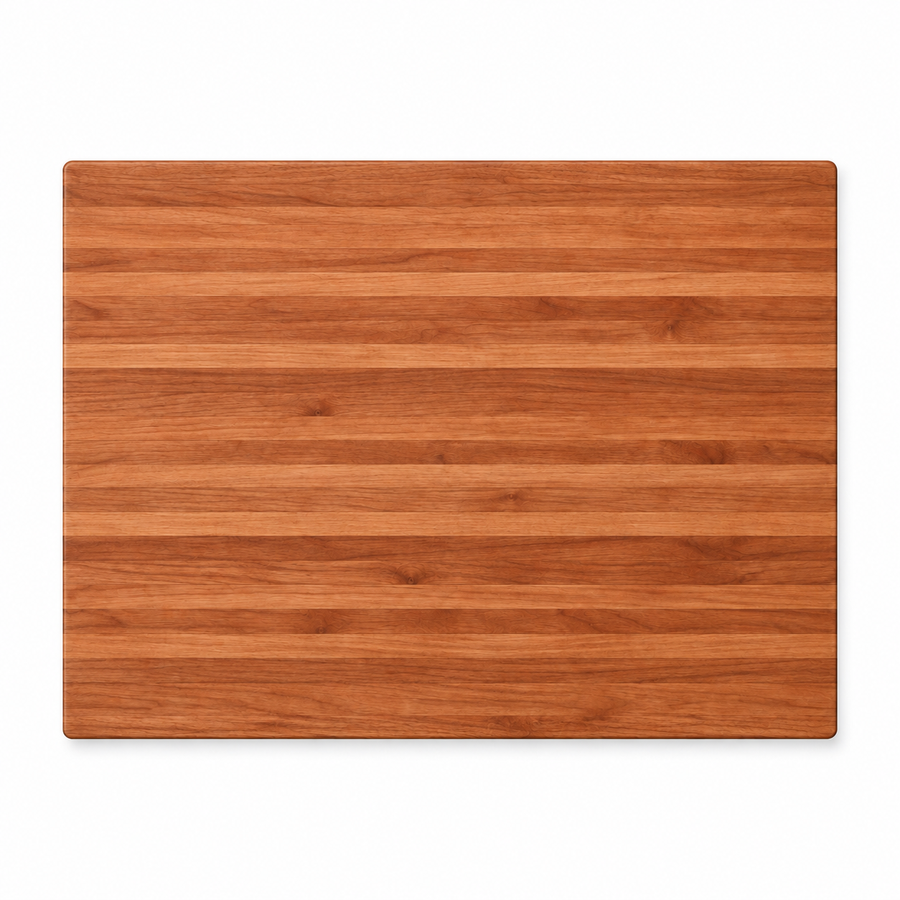 20 × 15 Cherry / Bottom Juice Groove / No Handles - top view