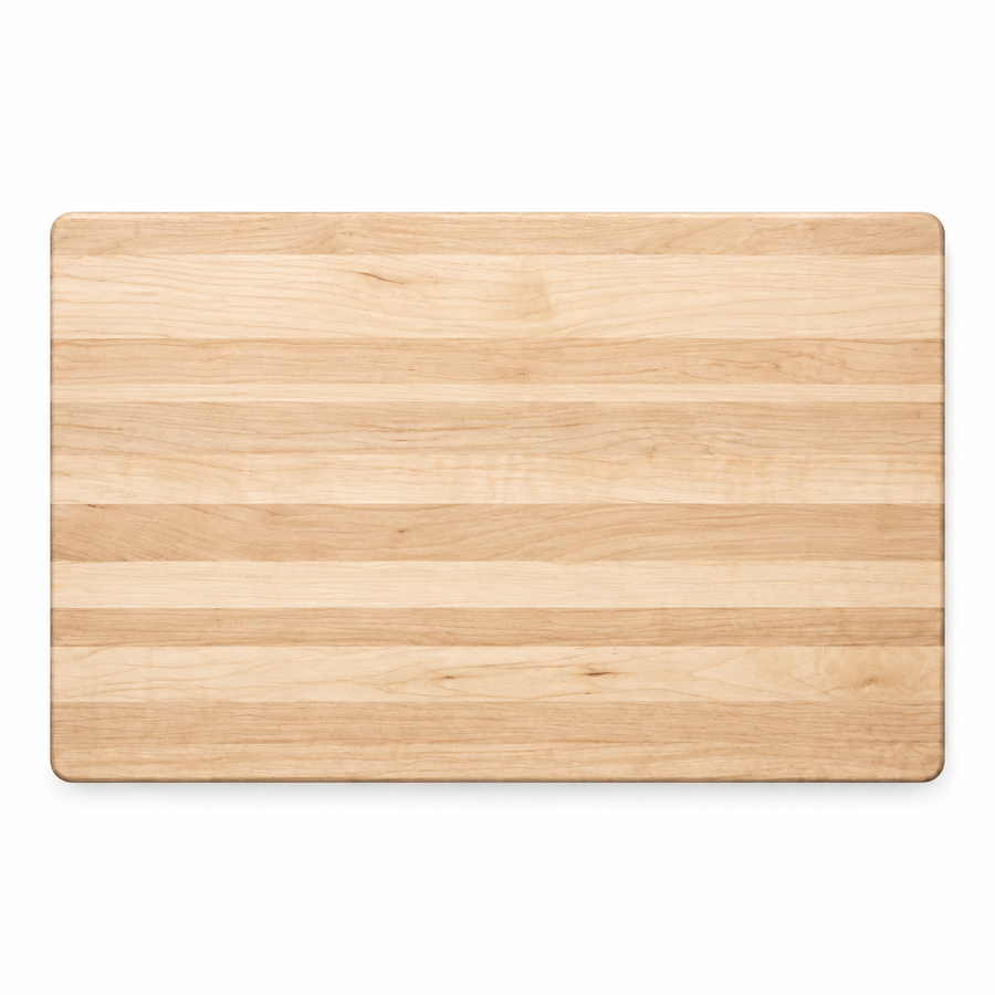 18 × 12 Maple / Bottom Juice Groove / No Handles - top view