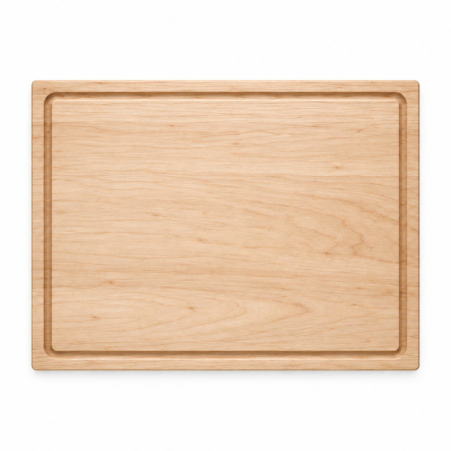 20 × 15 Maple / Top Juice Groove / No Handles - top view