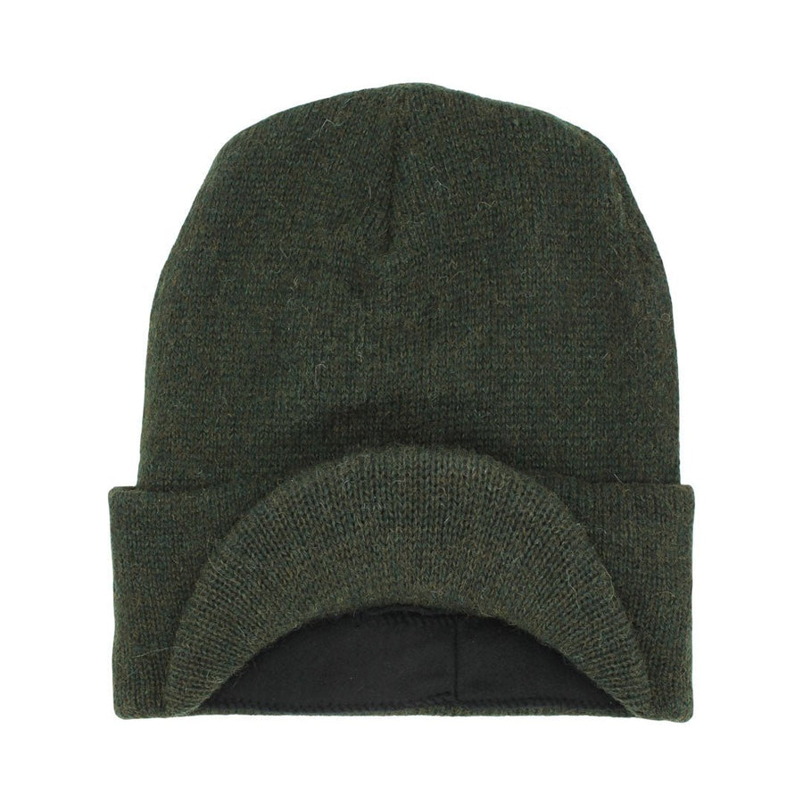 Brimmed Alpaca Knit Radar Mash Hat