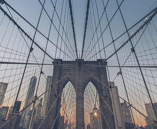 Another view of the Brooklyn Bridge in the Brooklyn Roast coffee image gallery