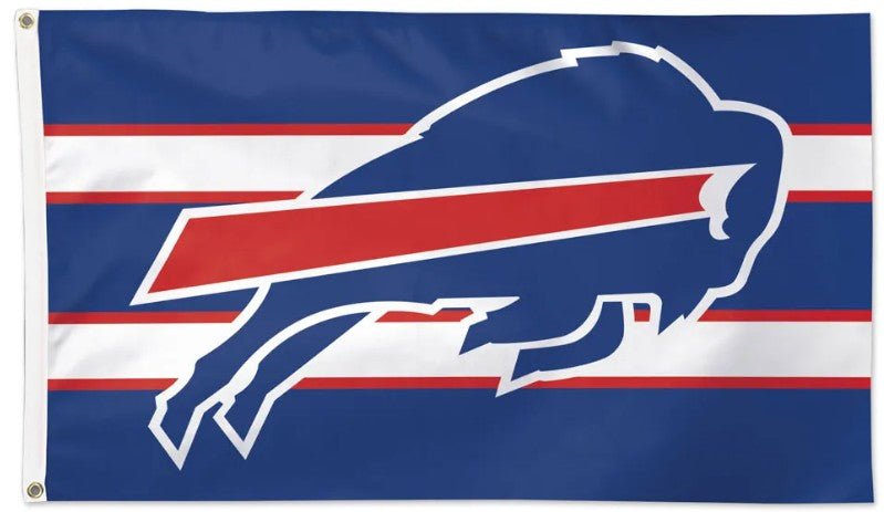 Buffalo Bills outdoor NFL flag with team graphics, made in USA