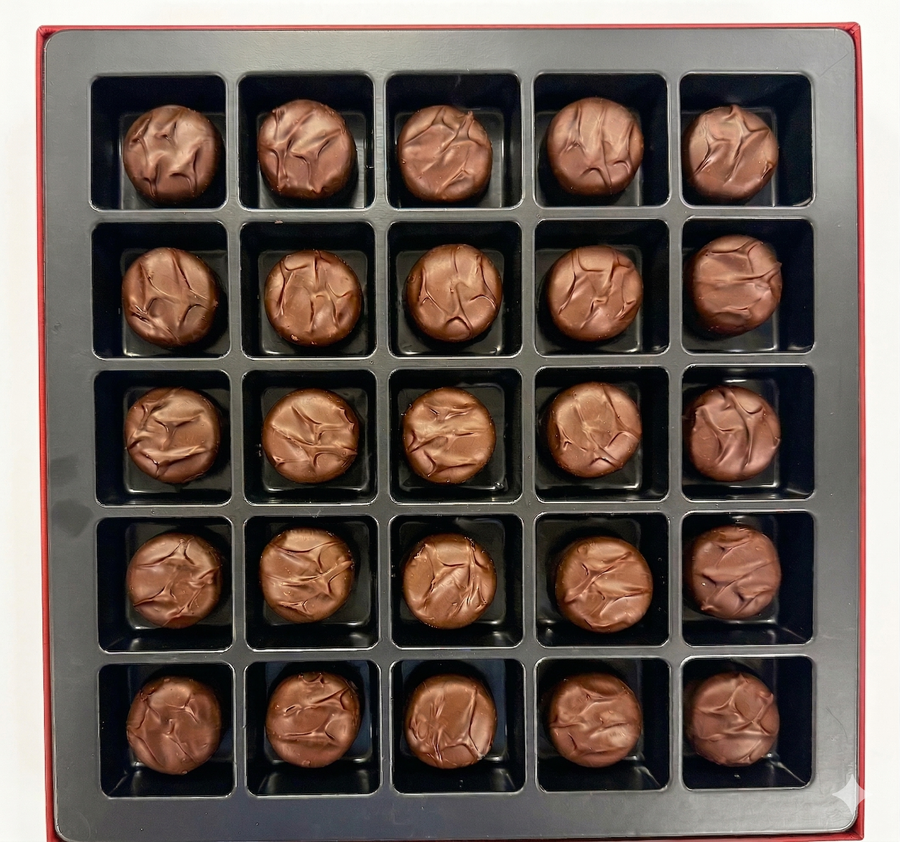 Sugar-Free Vanilla Butter Cream Dark Chocolates, 25 pc