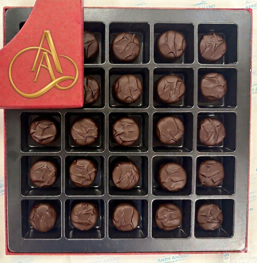 Sugar-Free Vanilla Butter Cream Dark Chocolates, 25 pc