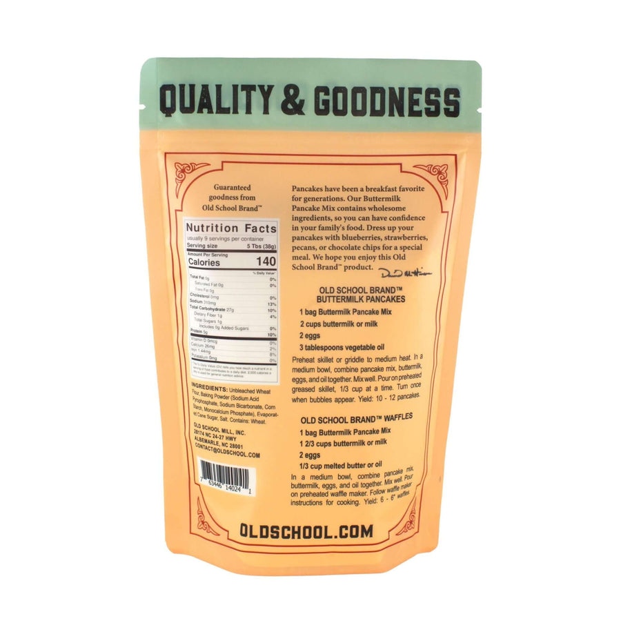 Buttermilk Pancake Mix — ingredients or nutrition information
