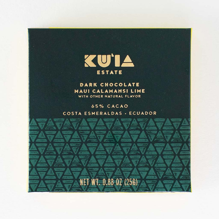 Calamansi Lime Dark Chocolate Bar — product image