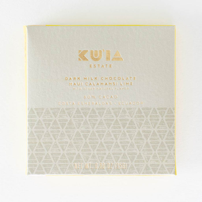 Calamansi Lime Dark Milk Chocolate Bar — product image