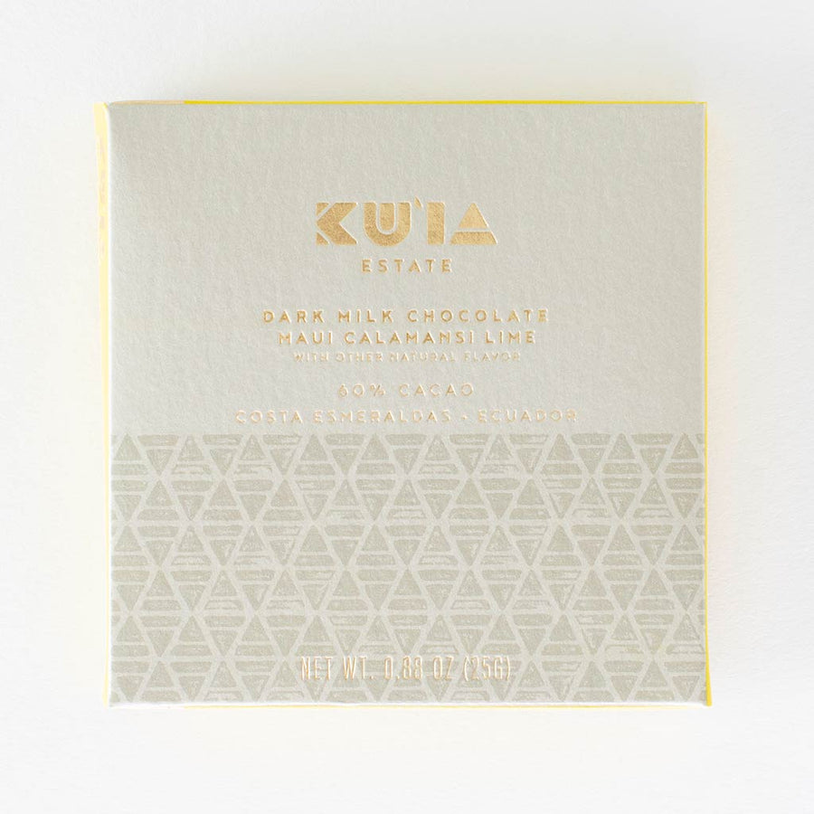 Calamansi Lime Dark Milk Chocolate Bar — product image