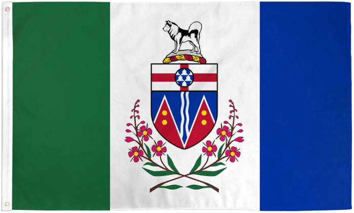 Alberta 3x5 provincial flag made in USA from 200-denier nylon