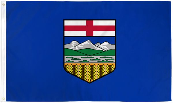 Yukon 3x5 territorial flag made in USA from 200-denier nylon