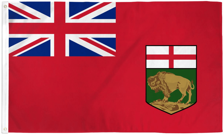 Quebec 3x5 provincial flag made in USA from 200-denier nylon