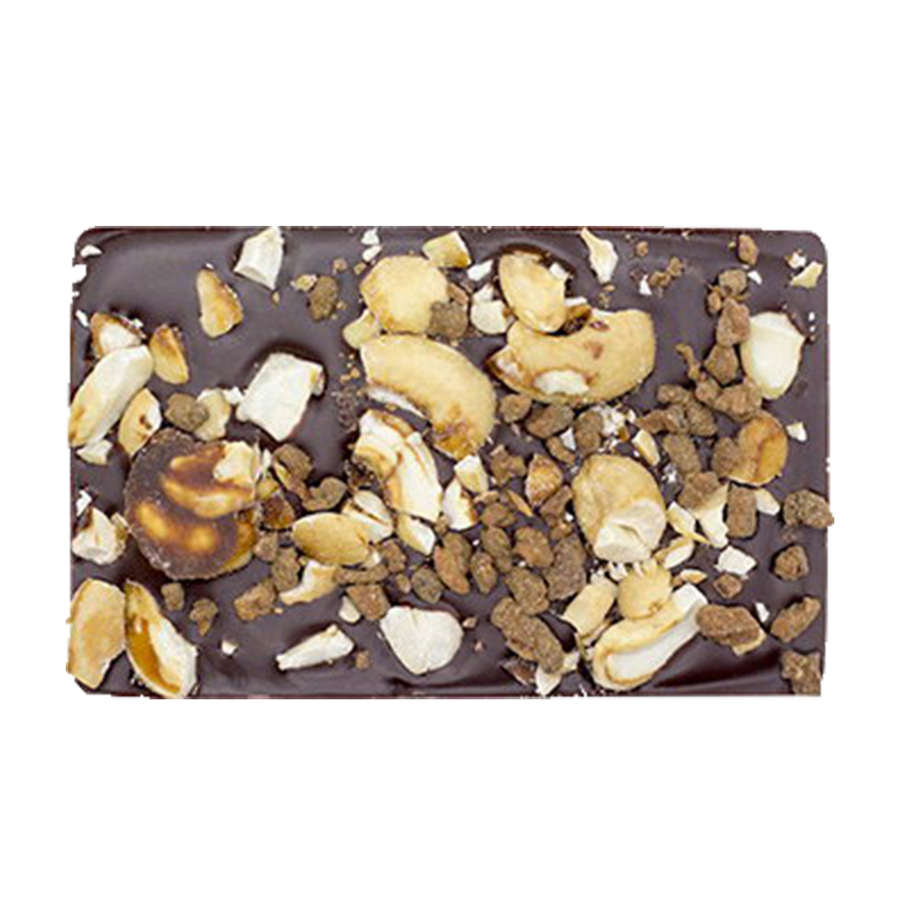 Product package photograph for Coconut Caramel & Crushed Cashew Bark