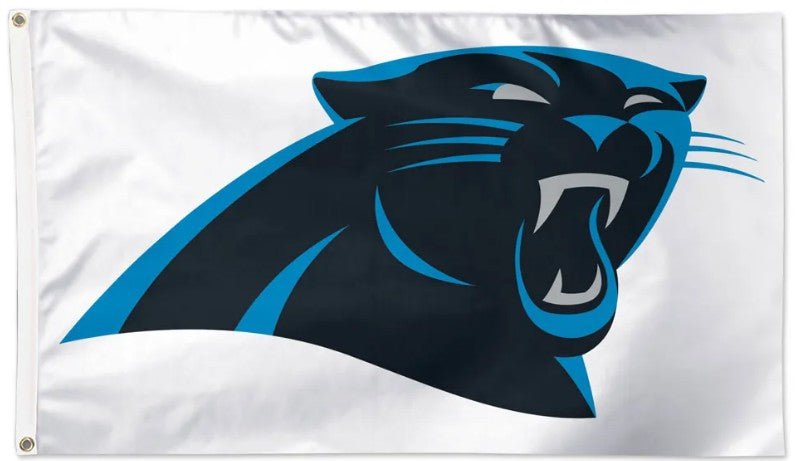 Carolina Panthers fully licensed NFL fan flag made in USA