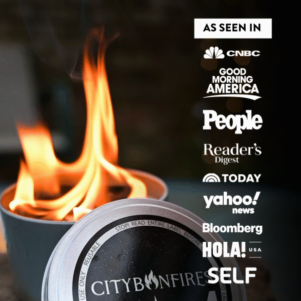 City Bonfire Portable Outdoor Fire Pit – 5-Pack