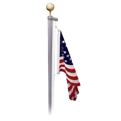 Classic Rope Flagpole Kit — residential flagpole product view (image 8)