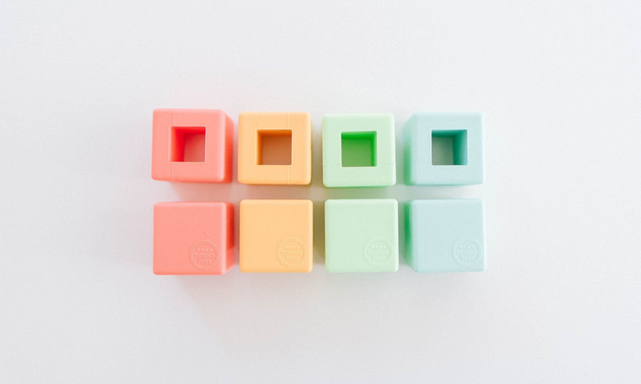 Wood & Silicone Building Blocks: 24-Piece Set