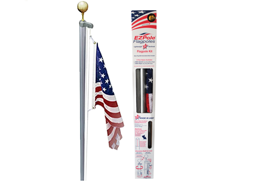 Classic Rope Flagpole Kit — residential flagpole product view (image 6)