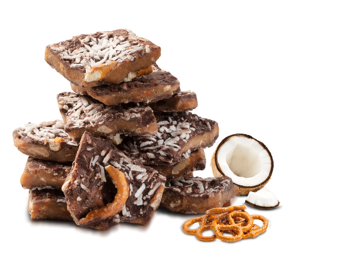 Coconut Pretzel Toffee — product image