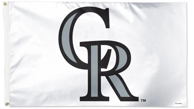 Colorado Rockies 3x5 camouflage MLB flag with team logo