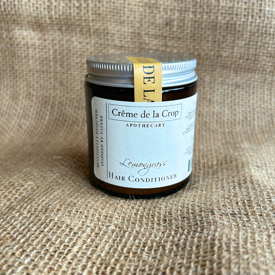 Lemongrass Hair Conditioner with Avocado & Argan Oils in its labeled container