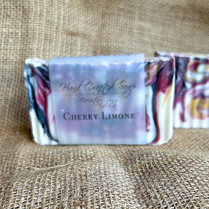 Hand Crafted Soap - Cherry Limone (Black Cherry and Lemon)