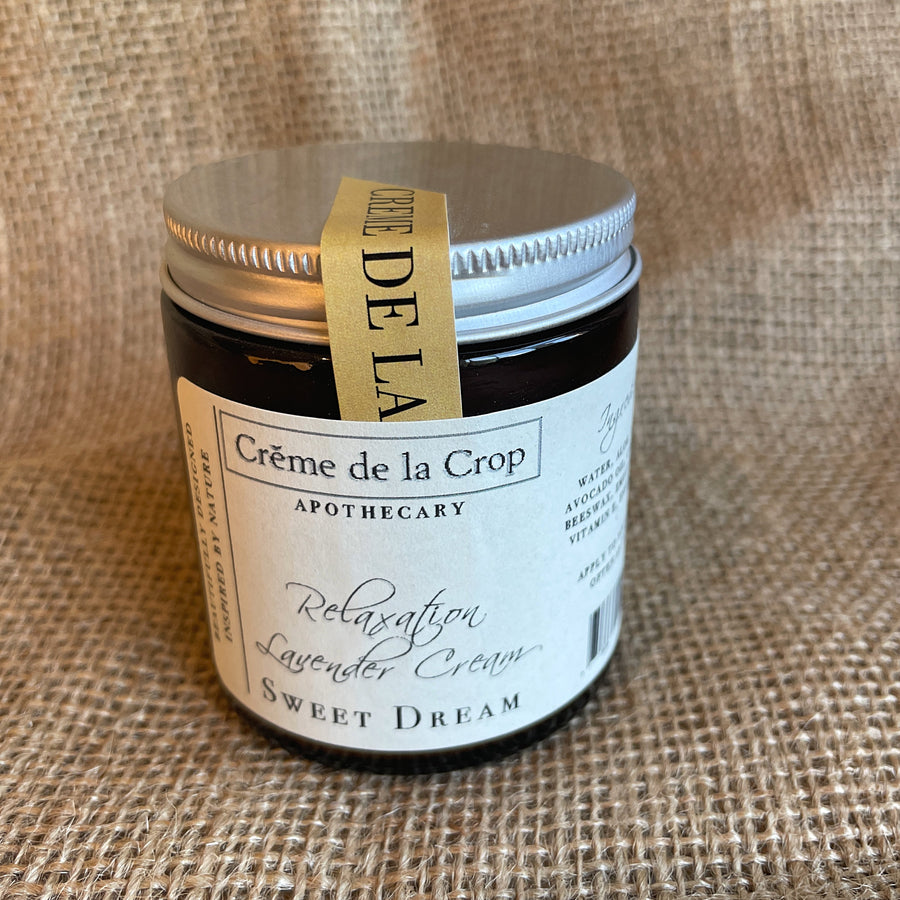 Sweet Dreams Lavender Moisturizing Skin Cream in its labeled container