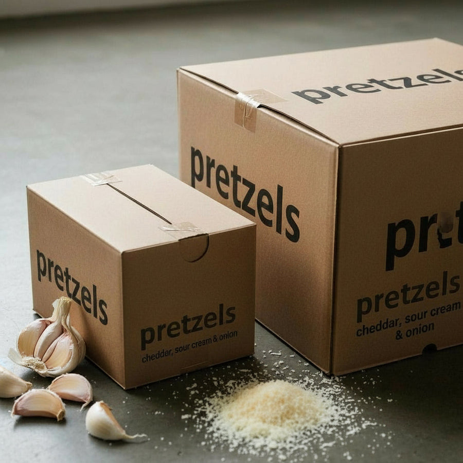 Garlic Parmesan Sourdough Pretzel Pieces – product photo 5