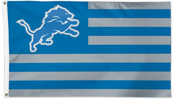 Detroit Lions American-made 3x5 NFL team flag product image