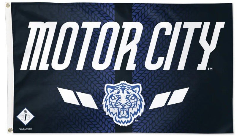 Detroit Tigers 3x5 Motor City City Connect MLB flag