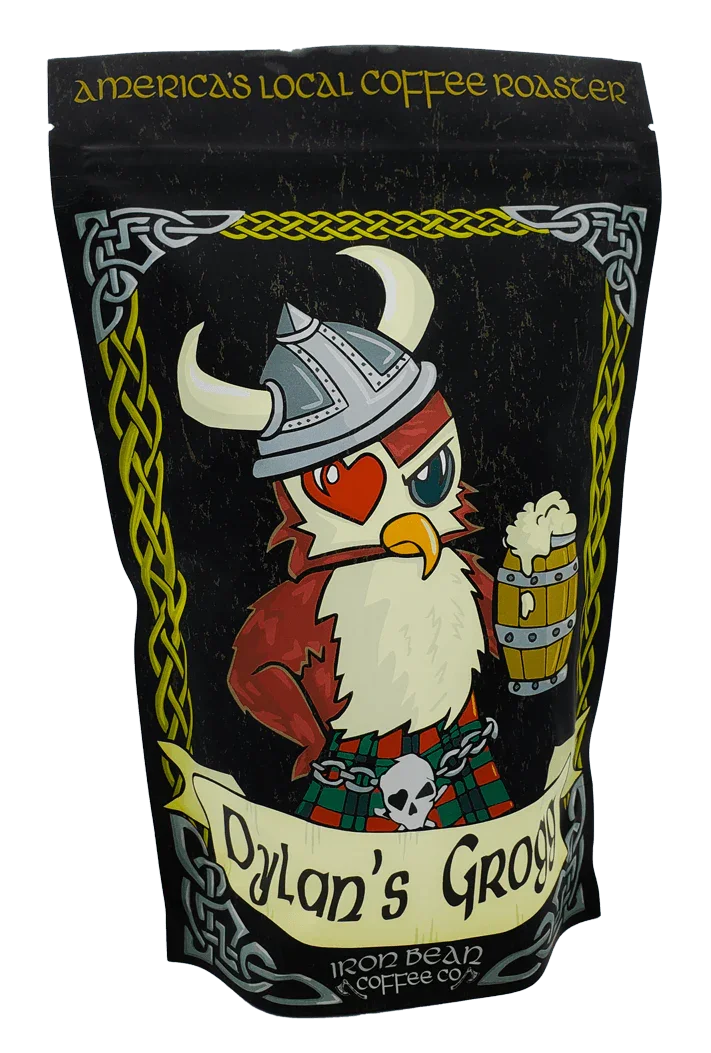 Dylan’s Grogg Butterscotch & Vanilla Flavored Coffee – coffee product photo 1