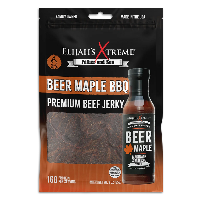 Beer Maple BBQ Beef Jerky — product image