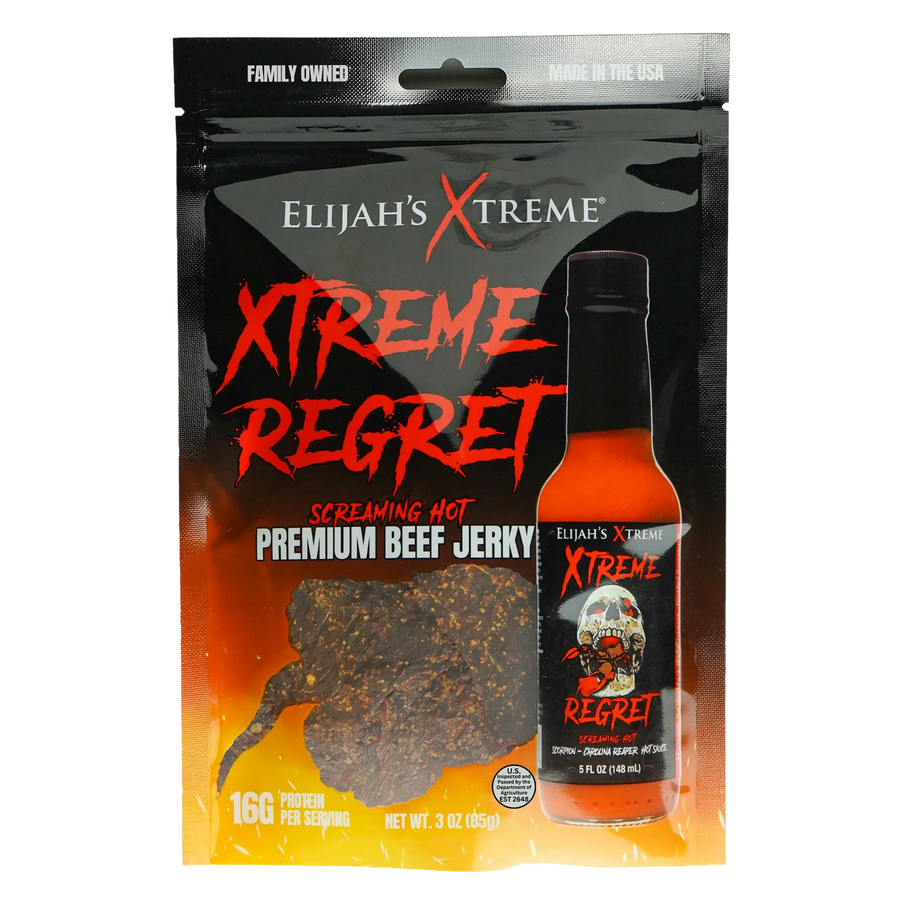 Xtreme Regret Spicy Beef Jerky — product or serving view